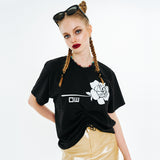 Sleeping Rose T-shirt [Black]