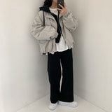 2WAYダブルジッパーフードジップアップ / [Inquiries flooded] These days, two-way double zipper hood zip-up