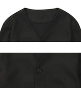 Vネックモヘアウールカーディガン/V-neck mohair wool cardigan_2color