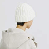 YPペイズリーパッチニットビーニー / YP PAISLEY PATCH KNIT BEANIE CREAM