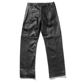 ラムスキンカーブラインパンツ/LAMSKIN CURVED LINE PANTS