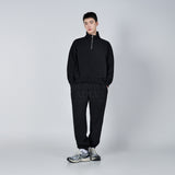 ビッグスクリプトロゴエンボシングスウェットパンツ BLACK