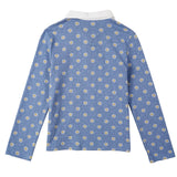 BLOOM COLLAR T-SHIRT_BLUE (6600102772854)