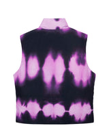 カラーコントラストダウンベスト/Colour Contrast Down Vest _ Purple