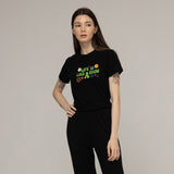 ライフゴーマルチスマイルスリム半袖Tシャツ / Life Go Multi-Smile Slim Short-Sleeved T-Shirt