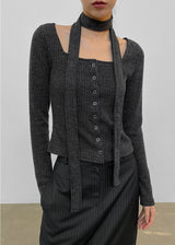 [MADE] Moana SET - Square Cardigan Muffler