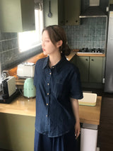 グラビティデニムシャツ