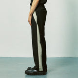 ワイドフィットピンタックバイカースラックス / wide fit pintuck biker slacks