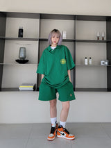 オーバーフィットエンブロイダードTシャツ