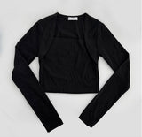 Bolero long sleeve crop T (3 colors)