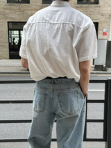 リオツータックワイドデニムパンツ / Rio Two-Tuck Wide Denim Pants (4 colors)