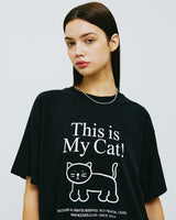 ディスイズマイキャットTシャツ/THIS IS MY CAT TSHIRT-BLACK