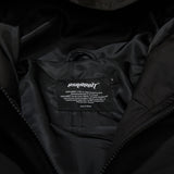 ラウンドラインフーデッドジャケット/BSR2223FWJK045 ROUND LINE HOODED JACKET BLACK