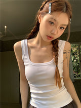 side split sleeveless top