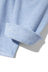 テリー コットン シャツ S104 / Terry Cotton shirt S104 Blue Melange