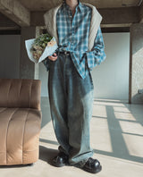 ダストワイドデニムパンツ