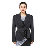 ピンチテーラードジャケット/DOZI - Pinched Tailored Jacket _ Black