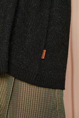 U SHEET MUSIC KNIT / BLACK