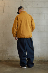 ロゴコットンスーパーワイドパンツ / BSR2223FWPT006 LOGO COTTON SUPER WIDE PANTS NAVY