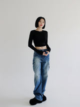 セニティーカーゴパンツ / no.5184 Senity Cargo Pants - Deep blue