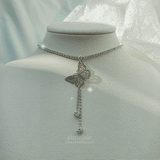 [Aespa Giselle Necklace] バタフライエルフクイーンチョーカーネックレス