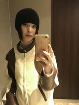 Rock chic motor leather jacket 