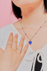 Temperature Change Heart Necklace (6590319951990)