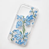 デルフィニウム iPhoneケース/Blue Delphinium (iPhone) Jelly Case