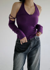 ホルターウォーマーセットスリーブ/Halter Warmer Set Sleeveless (3color)