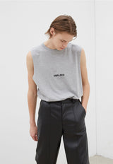 UNFAZED SLEEVELESS (GREY) (6562381037686)