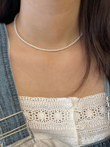 (silver925) Winy pearl necklace