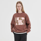 バブルグラフィックスウェットシャツ/Bubble Graphic Sweatshirt _ Brown