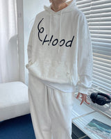 プリントオーバーフーディ / HOOD Printed Over Hoodie (3 colors)