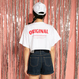 オリジナルクロップTシャツ/TOP(8610) original crop tea