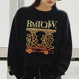 ロマンスキャディラックスウェットシャツ/ROMANCE CADILLAC SWEAT SHIRT_BLACK