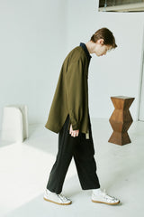 HALF & HALF SOLID POCKET SHIRT (6538811998326)