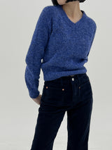 チョイスカラーV-ネックニット / Choice Color V-Neck Knit (6color)