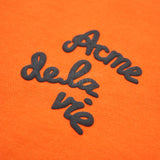 エンボシングスクリプトロゴショートスリーブTシャツ ORANGE