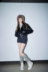 Fur big hat