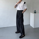 ピンタックデニムスラックス / EV BOLN Pintuck Denim Slacks