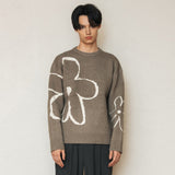 フラワーニット/FLOWER KNIT_BEIGE