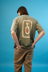 ペイズリーT / Paisley Tee_Olive Khaki