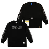 レターオーバーサイズロングスリーブTシャツ / 23 LETTER OVERSIZED LONG SLEEVES T-SHIRTS WHITE / BLACK