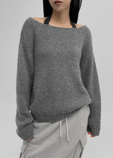 [MADE] Godit Boat Neck Off Shoulder