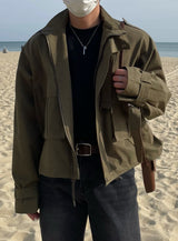 ジャーディンオーバーフィットショートジャケット/JARDIN OVERFIT SHORT JACKET