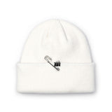 BBD Cone Piercing Beanie (White)