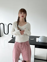 ビジョピンクデニムパンツ/no.1109 Bijo Pink Denim Pants
