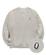 LOGO WAPPEN PIGMENT SWEATSHIRTS [CREAM] (4568250155126)
