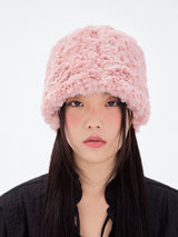 플러피햇_로즈 /   fluffy hat_rose (6656022610038)