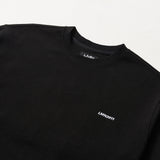 オーバーフィットスウェットシャツ/OVERFIT SWEAT SHIRT-BLACK